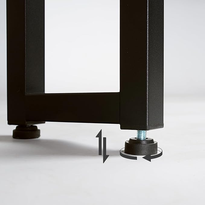 HOOBRO King Size Headboard, Headboard with 2 Outlets and 4 USB Ports, Adjustable Height, Storage Rack, Sturdy and Stable, Easy Assembly, Rustic Brown and Black