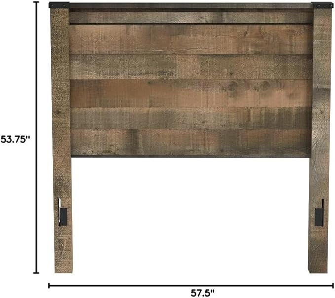 Signature DESIGN BY ASHLEY B446-87 Full Panel Headboard, Brown