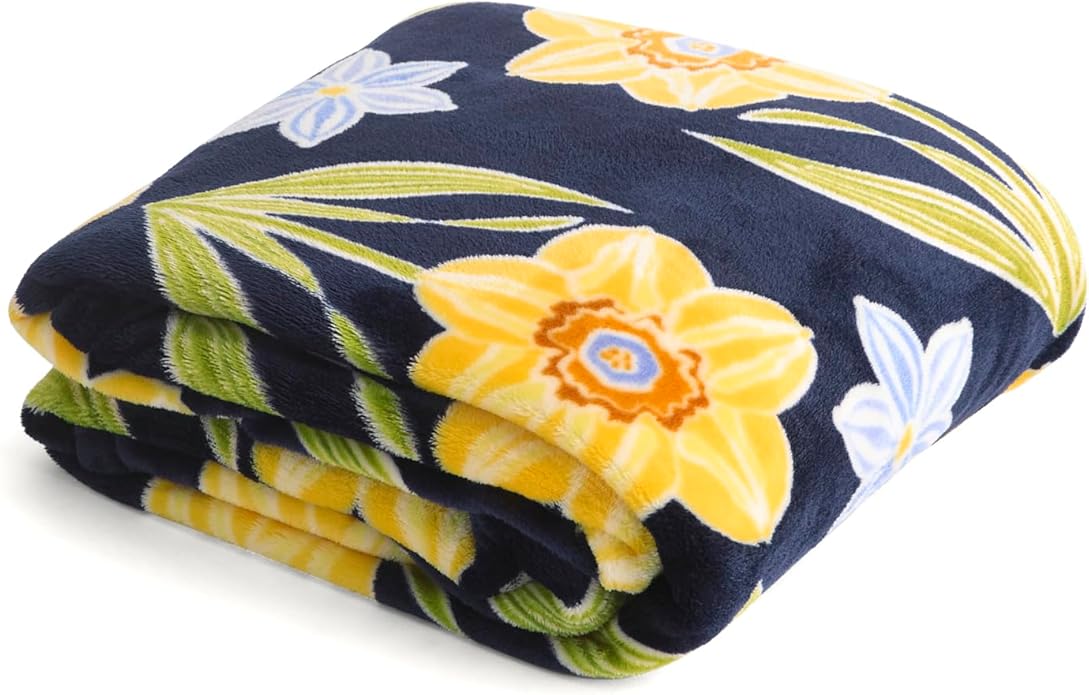 Vera Bradley Women's Fleece Plush Throw Blanket