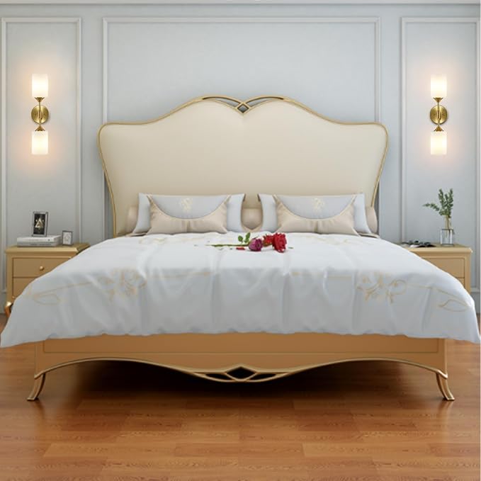 2-Lights Gold Wall Sconce with White Cylinder Glass Shades Modern Mid Century Bathroom Vanity Wall Light Fixtures Industrial Brushed Brass Wall Lamp for Bedroom Mirror Living Room Restaurant