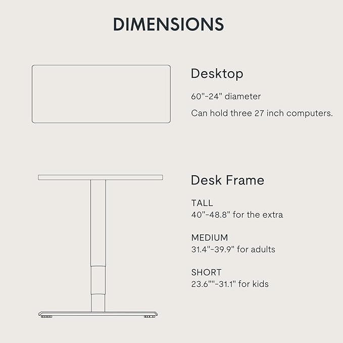 FLEXISPOT E6 MAX Dual Motor 3 Stages Standing Desk 60x24 Inch Whole-Piece Board Electric Height Adjustable Stand Up Desk 150KG Load Capacity(White Frame + White Desktop)