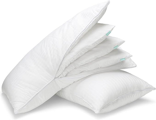 EverSnug Adjustable Pillows for Sleeping, Cooling Support, Set of 2 (King, Down Alternative)
