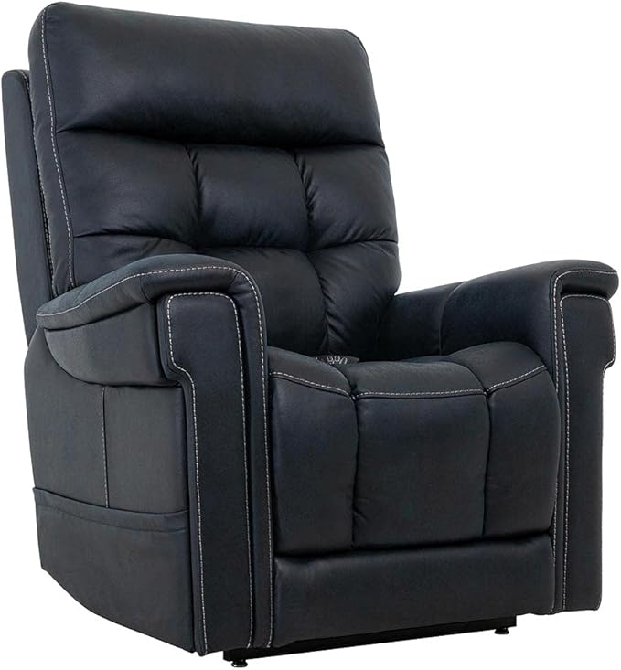 VivaLift! Radiance Power Recliner Lift Chair by PrideMobility, with 3 Heat Pads Heat System (Canyon Ocean, Petite Wide with Inside Delivery & Setup)