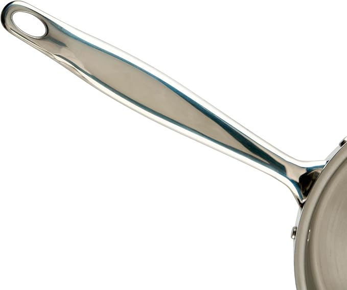 WINCO Tri-Ply Sauce Pan, 1-1-2-quart, Silver