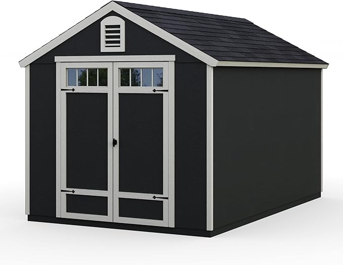 Handy Home Products Greenbriar 8X10 Do-It-Yourself Storage Shed with Floor, Does not Include Paint and Roofing Shingles