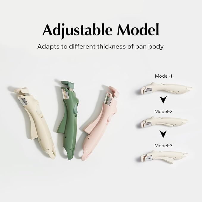 Redchef Removable Handle White - Detachable Handle Cookware Replacement, Universal Cookware Handle, Ideal Replacement for All Cookware