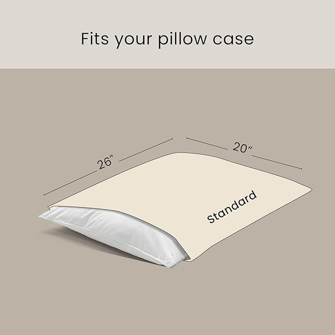 Nordic Sleep, Bed Pillow Hypoallergenic Supportive with Down Alternate, Breathable and Machine Washable, Ideal for Side and Back Sleepers (White Medium Low, Standard)