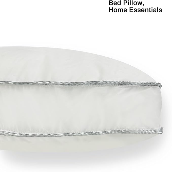 Bed Pillow for Neck Pain Relief, Slow Rebound Orthopedic Support Down Alternative Super Soft Pillows for Sleeping, Standard Size Hotel Pillow for Side & Back Sleepers