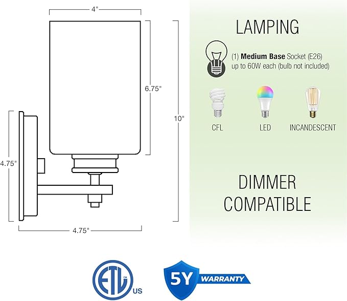 Kira Home Phoebe 10" Modern Wall Sconce/Vanity Light + Clear Hammered Glass Shade, Cool Brass Finish