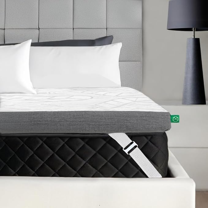 Sleepyhead Queen 3 Inch Luxury Gel Mattress Topper, Memory Foam Mattress Pad, Washable Cover, Thick, Cool & Comfortable Bedding, (60x80 inches)