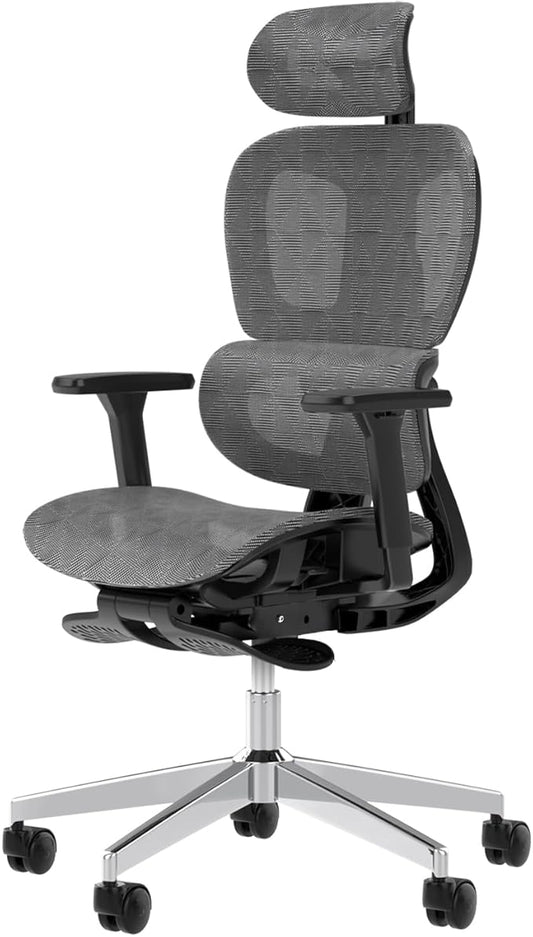 Ergonomic Mesh Office Chair with 3D Adjustable Armrest,High Back Desk Computer Chair Ergo3d Ergonomic Chairs with Wheels for Home & Office Darkgrey