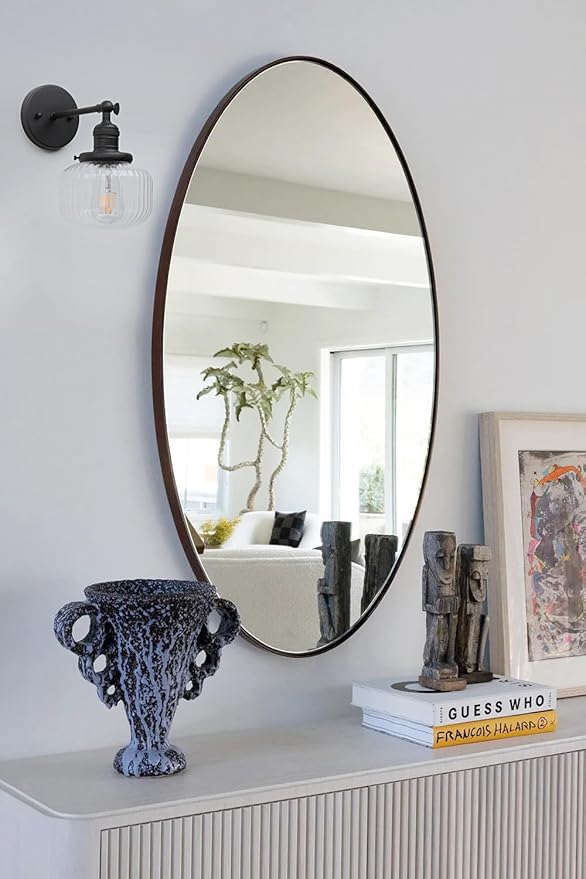 Industrial Vintage Wall Sconce 1-Light with Clear Striped Glass Globe Shade Indoor Wall Mounted Lamp Fixture (Black)