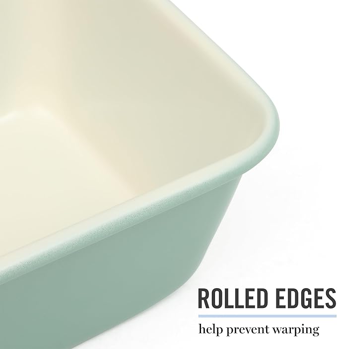 Martha Stewart Gallen 9 Inch Nonstick Carbon Steel Loaf Pan - Teal