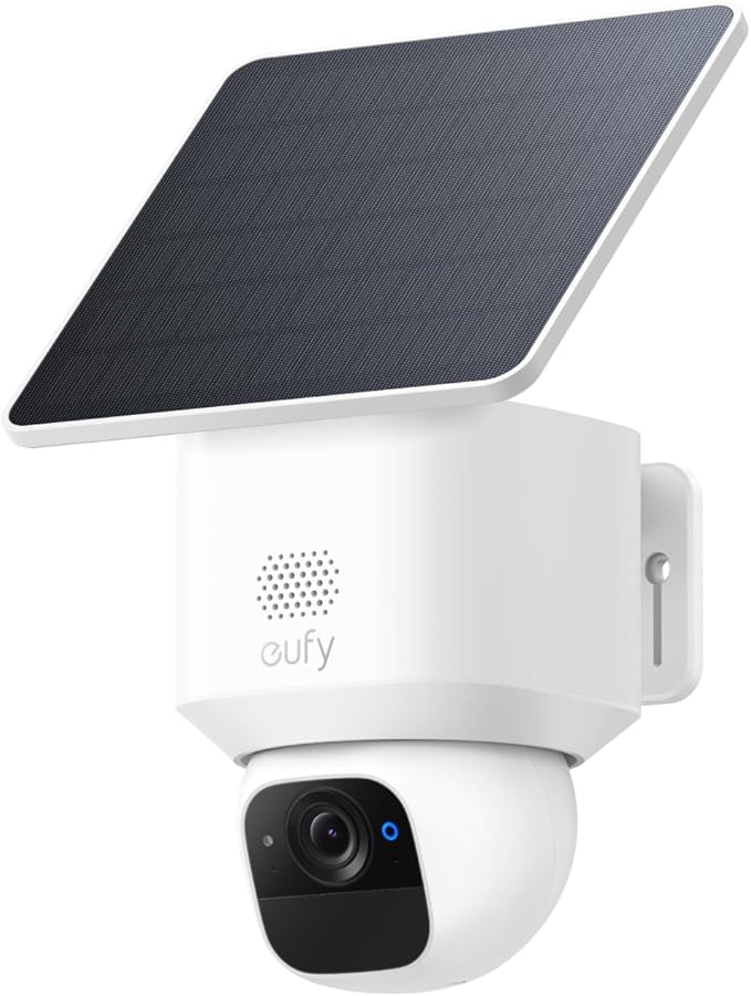 eufy Security SoloCam E30, Security Cameras Wireless Outdoor, Solar Camera Outdoor Wireless, 360° Pan, AI Tracking, 2K Clarity, No Monthly Fee