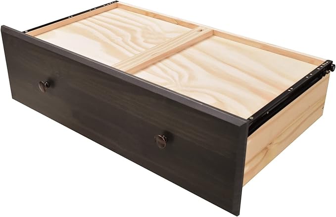 Grain Wood Furniture Shaker 5-Drawer Chest, Solid Wood with an Expresso Finish