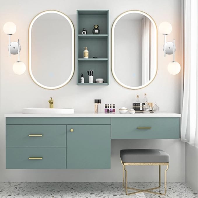 Modern Chrome Wall Sconce, 7.5" W x 20" H, G9 Base, Fully Dimmable, Ideal for Bathroom, Kitchen, Living Room, Office