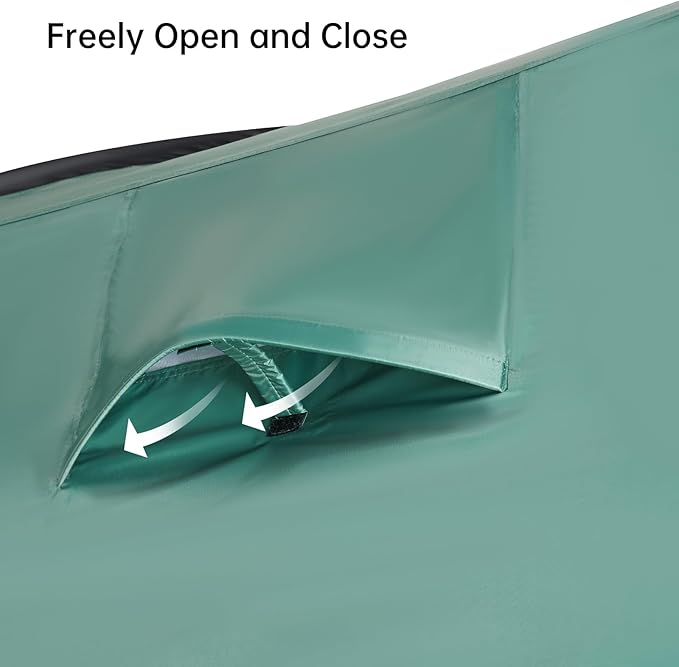 Travel Bike Storage Shed Tent - 210D Outdoor Portable Bicycle Storage Shed 8" L x 7.98" W x 10" H - Waterproof, UV Resistant, Portable Bike Shelter for Outdoor Protection (Green)