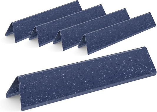 15.3 inch Flavorizer Bars for Weber Spirit 300 and GS4 Spirit II 300 Series E310 E320 E330 S310 S320 S330 with Front Control Knobs, Porcelain Steel Grill Heat Plates Replacement for 7636, 5 Pack