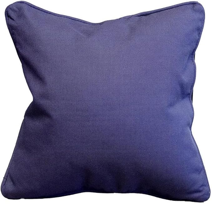 East Green 14 x 14 Waterproof Outdoor Pillow with Insert, Navy - Premium Olefin Outdoor Accent Pillow for Patio Furniture