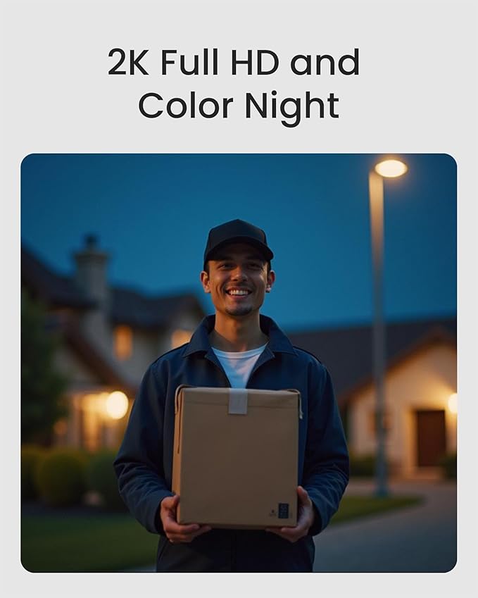 youkey Wired Doorbell Camera with Chime, No Monthly Fee, 2K Video Doorbell with Head-to-Toe Live-view, Package Detection, 2.4/5GHz WiFi-6, Built-in 8Gb Storage, Two-way Talk, Color Night Vision, DB322