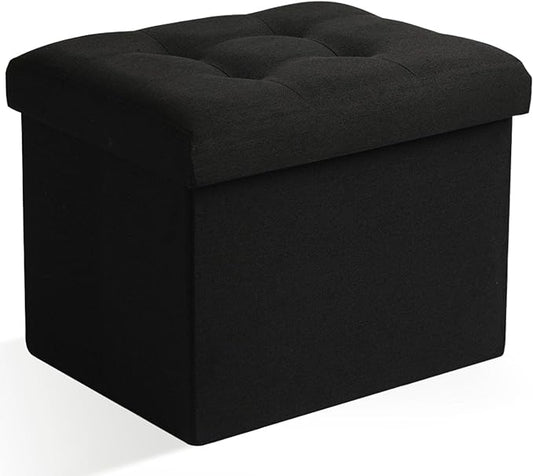Ottoman Storage Ottoman Foot Rest Stool Foldable Bench with Storage Student Dormitory Bedroom and Entryway 17 X 13 X 13