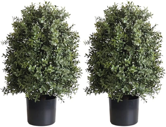 22''T Artificial Trees for Home and Office Decor Mini Bushes(2 Pack)