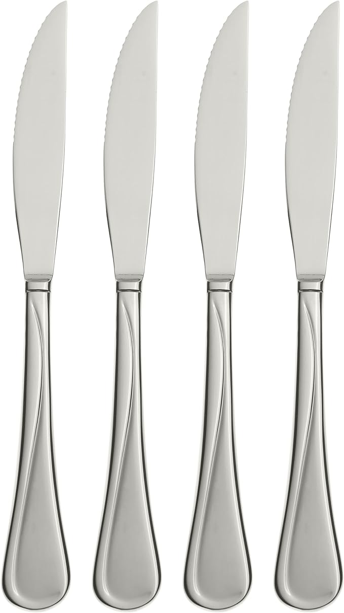 Oneida Flight Steak Knives, Set of 4, Silver