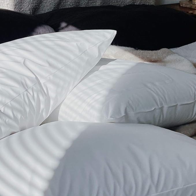 Spry Pure Hypoallergenic Bed Pillow Waterproof and Breathable - Standard Queen (Polyfill)