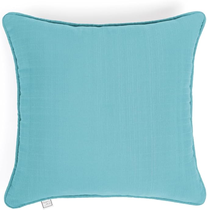 Sherry Kline Sunrise Indoor/Outdoor Square Corded Edge Filled Pillow Sky 18"x18" Set of 2