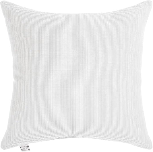 Sherry Kline Island Breeze Indoor/Outdoor Square Filled Pillow, 18"x 18", Eggshell 2 Count