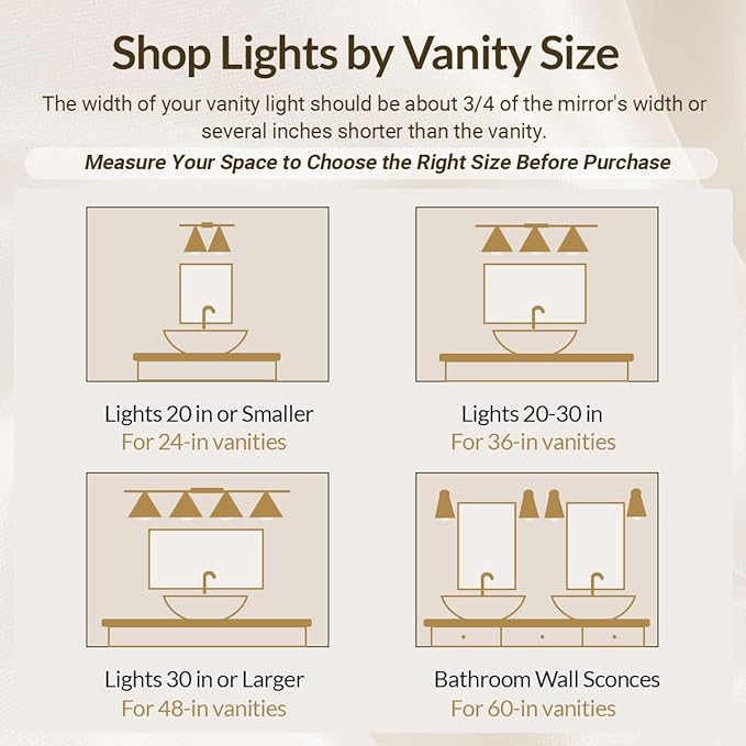 ANDY STAR 4 Light Bathroom Vanity Lights, Matte Black Bathroom Light with Clear Globe Glass Lampshade, 30.5 Inch Industrial Wall Lamp, E26 Base, Bulbs Not Included