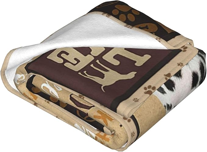 Dalmatian Blanket Dalmatian Dog Throw Blanket Soft Fleece Flannel Bedding Spotted Dog Gifts for Men Boys Women Girls Lovers Adults Stuff Plush for Couch Sofa Bed Room Decor 50"X60"