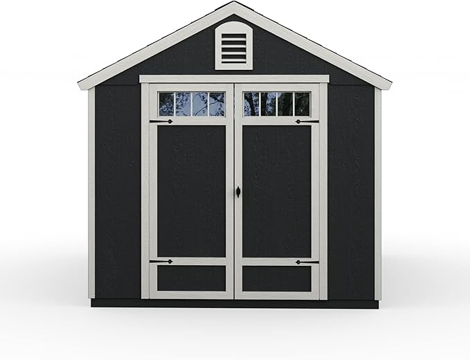 Handy Home Products Greenbriar 8X10 Do-It-Yourself Storage Shed with Floor, Does not Include Paint and Roofing Shingles