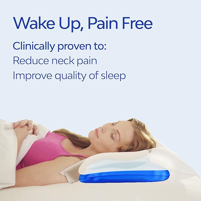 Elite Collection Water Pillow - Orthopedic Pillow for Neck Pain Relief, Adjustable for Comfortable Sleep