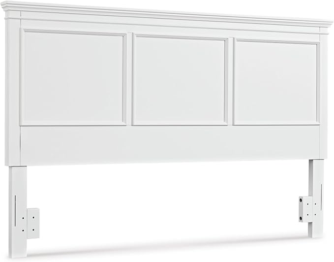 Signature Design by Ashley Fortman Farmhouse Panel Headboard, King/California King, White