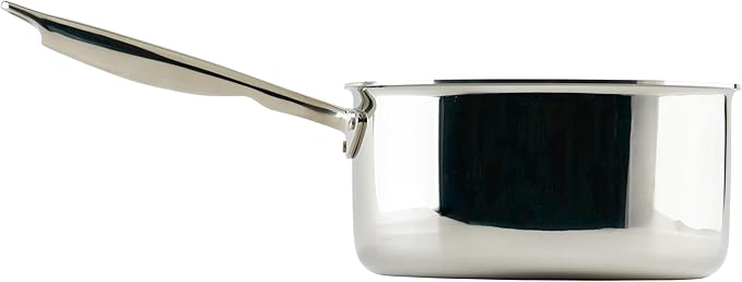 WINCO Tri-Ply Sauce Pan, Silver