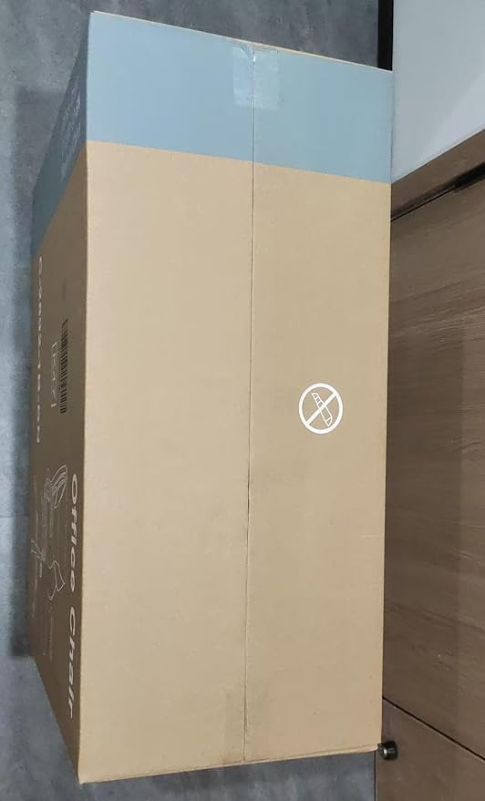 Sweetcrispy Computer Gaming Chair, Ergonomic High Back Heavy Duty Task Desk Office Chairs with Wheels, Flip-up Arms, Adjustable Height, PU Leather, Brown