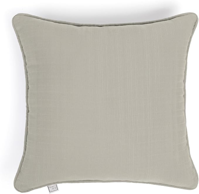 Sherry Kline Sunrise Indoor/Outdoor Square Corded Edge Filled Pillow Sand 18"x18" Set of 2