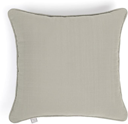 Sherry Kline Sunrise Indoor/Outdoor Square Corded Edge Filled Pillow Sand 18"x18" Set of 2
