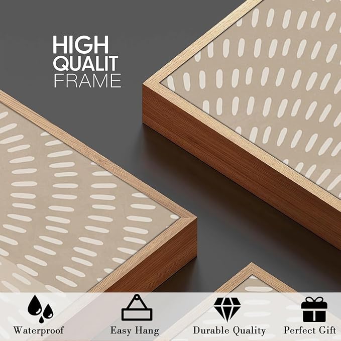 Framed Jesus Wall Art Jesus Feeds The 5000 Canvas Wall Art Christian Paintings Neutral Painting Artwork for Living Room Bedroom Office 16x24 Inch Set of 3