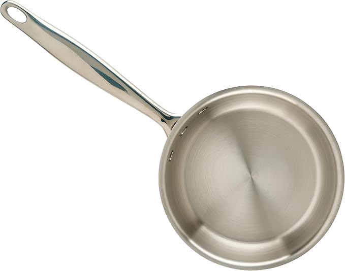 WINCO Tri-Ply Sauce Pan, 1-1-2-quart, Silver