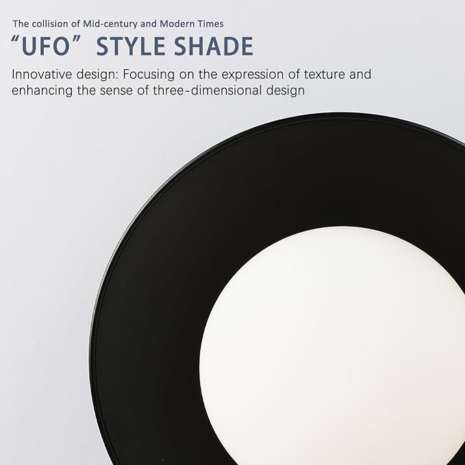 Soft Black 15in Semi Flush Mount Ceiling Light Fixture, Bowl Lampshade Style Vintage Close to Ceiling Light Fixture, Modern Flush Mount Light for Bedroom, Entryway, Corridor, Room Decor Lamp