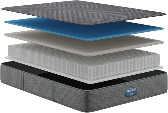 Beautyrest Days End Medium Firm 12" Hybrid Mattress - Twin XL - Cooling Tech, Supportive Durable Pocketed Coils, Pressure Relief, Motion Separation; 100 Night Sleep Trial and 10 Year Warranty