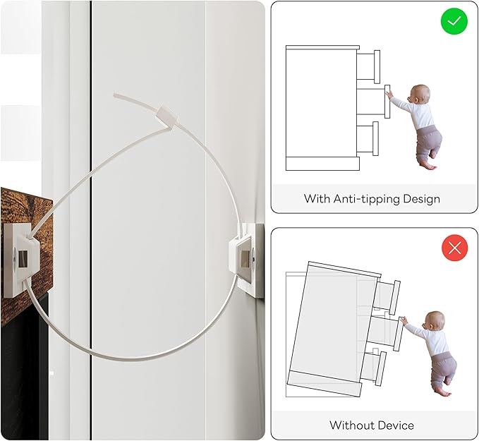 LIKIMIO 43" Tall 5 Drawers Dresser for Bedroom, Power Strip, Farmhouse Large Wood Dressers & Chest of Drawers with Wide Storage Cabinet, Black