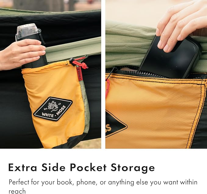 Suparpine II Hammock for Camping with Straps Included (Deep Moss, Double)