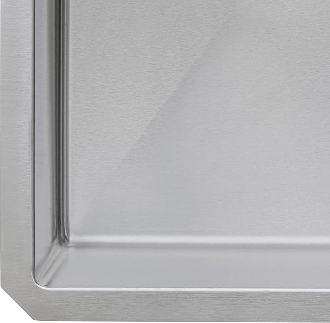 Ruvati 18 inch Undermount Bar Prep 16 Gauge Kitchen Sink Round Corners Stainless Steel Single Bowl - RVH7118