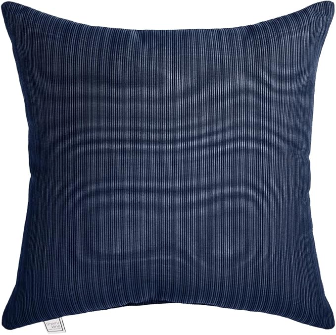 Sherry Kline Island Breeze Indoor/Outdoor Square Filled Pillow, 18"x 18", Indigo 2 Count