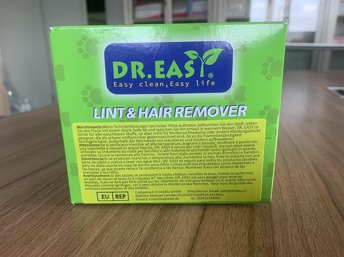 Dr.Easy LINT & HAIR REMOVER Pet HUGESHEETS with 3X Dryer Sheets, Original Fresh, 200 Count,PLANT&MINERAL-BASED FORMULA