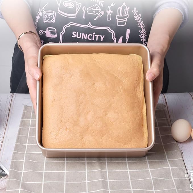 Baking Sheet Pans,2 Pack Nonstick Baking Sheet Pans,Cookie Sheet, Brownie Pan, Bread Pan for Toaster Oven, Small Baking Tray,Bakeware for Cakes, Cookies & Breads (7 Inches)