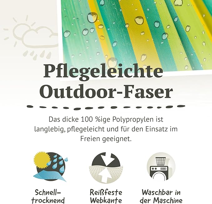 LA SIESTA Brisa Classic Hammock, Handmade, Weather-Resistant, Tear-Resistant Hammock for Indoor & Outdoor Relaxation, Size-King - Lime